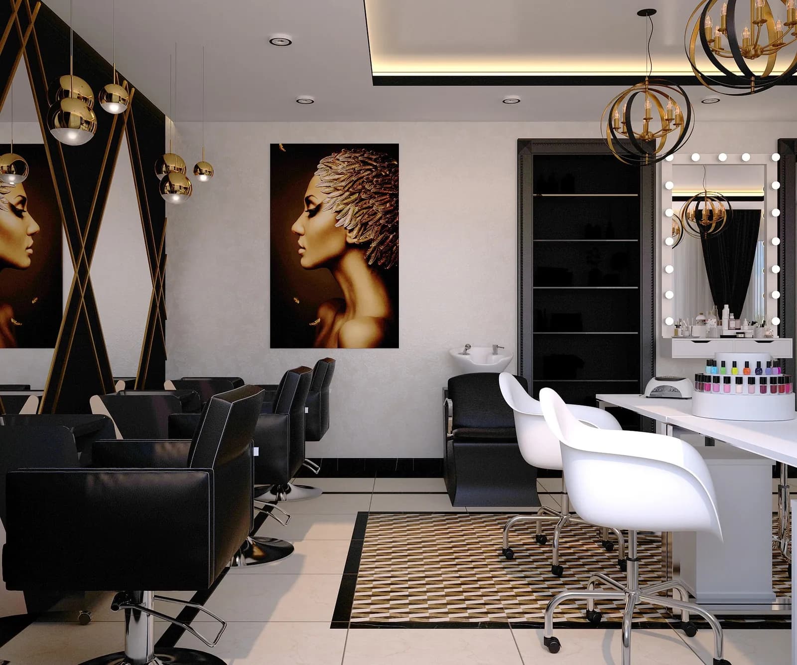 Salon de coiffure et espace beauté